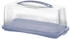 Rotho Cakebutler Fresh, Kuchentransportbox, Blau