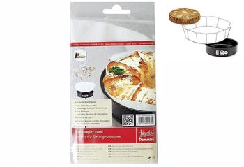 Demmler Backpapier Zuschnitte Ø37cm weiß 10 Stück, Backpapier, Weiss