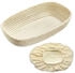 Westmark Set Gärkörbchen, Backutensilien, Beige