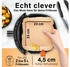 GOURMETmaxx Backpapier für Heißluftfritteuse (50 Stück) 5-8Liter