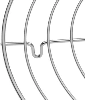 5x Kuchengitter Rund 30,5cm Silber - Abkühlgitter Für Kuchen, Kekse & Backwaren, Eisenbeschichtet