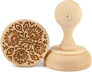 Folkroll Keksstempel Folk Floral, Ø 60 mm, Cookiestempel,336823