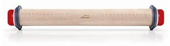 Lacor Beechwood rolling pin with rings