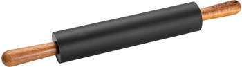 Staub Teigroller Silikon L Schwarz-Akazienholz