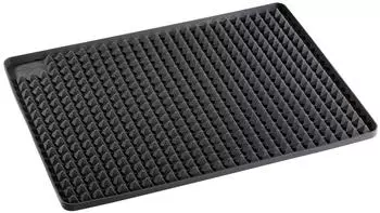 Küchenprofi Backofenmatte Pyramide 40 x 30 cm Silikon schwarz