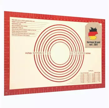 Intirilife Silikon Backmatte wiederverwendbar, rot, 40x60cm (IL-100514)