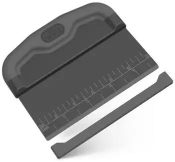 Witt Weiden Rocker Blade Pizza-Teigschaber Black Edition mit Softgriff (48651032)