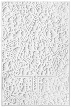 ScrapCooking Tapis 3D Silikon Abdruck Dekoration Baumkuchen