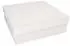 Papstar 10 x Tortenkartons, mit Deckel, Pappe eckig 30 x 30 x 10 cm weiss