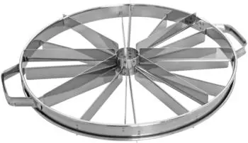 Schneider Torteneinteiler 8/12-teilig Edelstahl 5.3x33 cm (HxØ); edelstahl