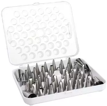 Vogue Spritzt&uuml;llen Set 52-teilig Edelstahl (CP106)