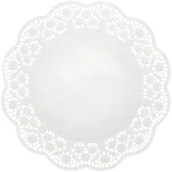 Papstar 150 x Tortenspitzen rund &Oslash; 36 cm weiss