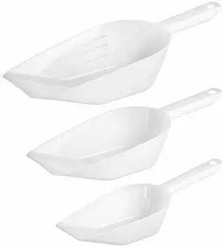 Westmark Halvar Backschaufel-Set 3-teilig 450/800/1400ml, Kunststoff, wei&szlig; (909922E6)