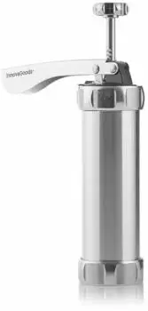 InnovaGoods Prekies Kekspresse & Spritzbeutel 2-in-1, Aluminium (V0103383)