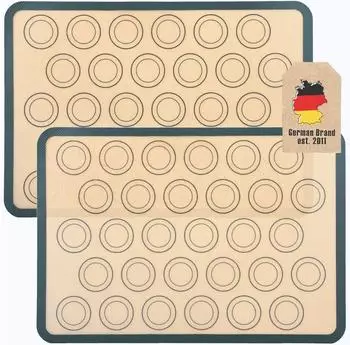 Intirilife Macaron Backmatte Silikon, wiederverwendbar, 29,5x42cm (IL-100535)