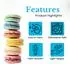 Intirilife Macaron Backmatte Silikon, wiederverwendbar, 29,5x42cm (IL-100535)