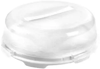 Generique Kuchenbehälter Kunststoff, weiß, Ø30x11cm (6PTA384BC)