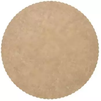 Papstar Tortenunterlagen "pure" rund &Oslash; 28cm braun, gezackter Rand, Pappe (4002911683712)