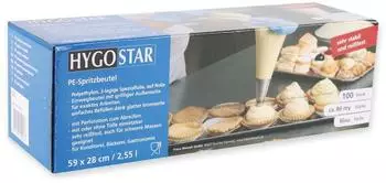 Hygostar Cool Spritzbeutel auf Rolle, 3-lagig, LDPE, blau, 28x59cm (32216)