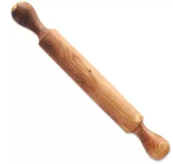 D.O.M. Die Olivenholz Manufaktur Nudelholz aus Olivenholz, 42cm (3170)