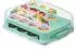 Relaxdays Muffin Transportbox für 24 Stück, türkis, Kunststoff (10049867_56)