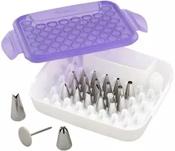 Wilton Spritztüllen-Set Edelstahl, 22-teilig (02-0-0234)