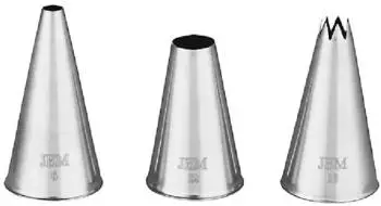 Pme Arts & Craft Jem Düsen-Set - Bulbs & Shells Collection, 3er-Pack, Edelstahl (NZ1006)