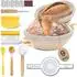 LuxusKollektion Gärkörbchen-Set oval & rund, 25cm & 23cm, 9-teilig