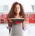 Relaxdays Backblech mit Deckel, rechteckig, 40,5x32,5cm (10024300_46)