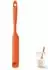 LuxusKollektion Silikonspatel mit Löffelspitze, schmal, hitzebeständig 315°C, orange