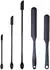 LuxusKollektion Silikonspatel-Set 5-teilig, schwarz (Küche & Kosmetik)