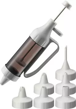 Kaiser Inspiration Einhand-Garnierspritze, 8-teilig (23.0076.9066)