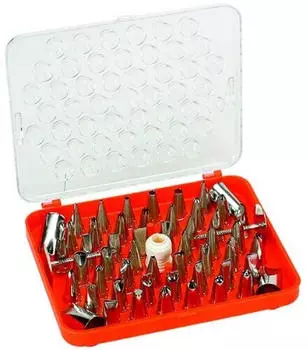 Schneider Home Spritzt&uuml;llen-Set Edelstahl, 55-teilig (197032)