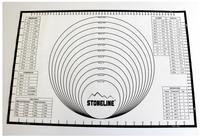 STONELINE Backmatte "2in1" Silikon 1 Stk. tlg. handels&uuml;blichen Backbleche geeignet