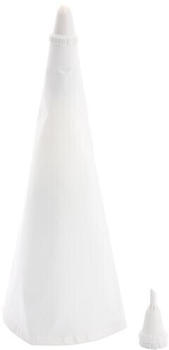 Patisse Dekorationsset mit Spritzbeutel 31 cm weiß 5-teilig