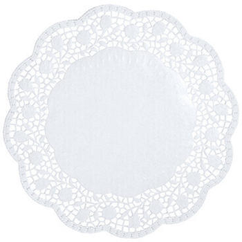 Papstar Tortenspitzen rund Ø 18 cm weiß (Karton)