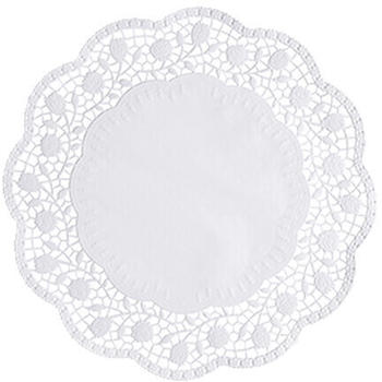 Papstar Tortenspitzen rund Ø 30 cm weiß (Karton)