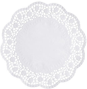 Papstar Tortenspitzen rund Ø 32 cm weiß (Karton)