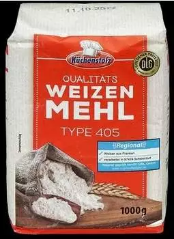 Küchenstolz Qualitäts Weizenmehl Type 405