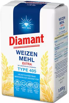 Diamant Weizenmehl Extra mit wertvollen Vitaminen Type 405