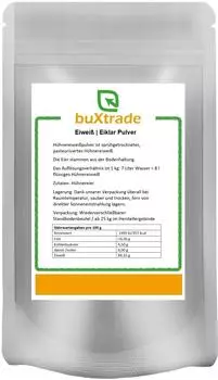 Buxtrade Eiwei Eiklar 0,5kg