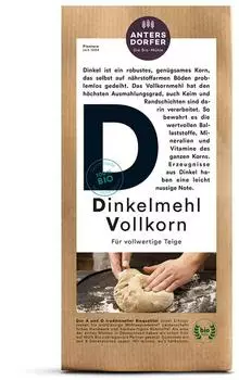 Antersdorfer M&uuml;hle Bio Dinkelmehl Vollkorn (1kg)
