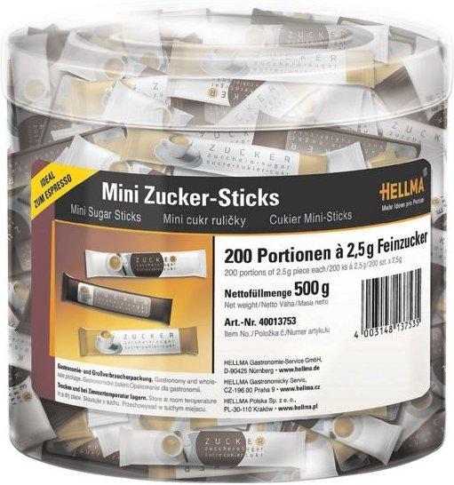 Hellma Mini-Zuckersticks (200 x 2,5 g)