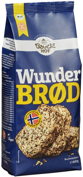 Bauckhof Wunderbrød Brotbackmischung glutenfrei (600g)