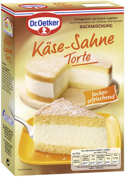 Dr. Oetker Backmischung für Käse-Sahne Torte 385g