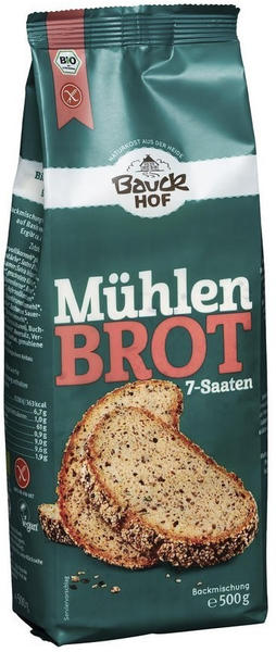 Bauckhof Mühlenbrot glutenfrei Bio Backmischung (500g)