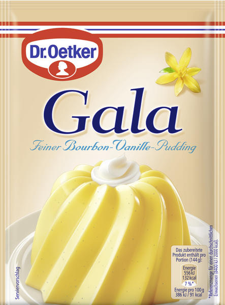 Dr. Oetker Gala Puddingpulver Bourbon-Vanille 3 x 37g