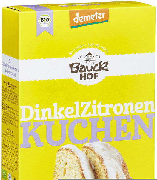 Bauckhof Bio Demeter Dinkel Zitronenkuchen (485g)
