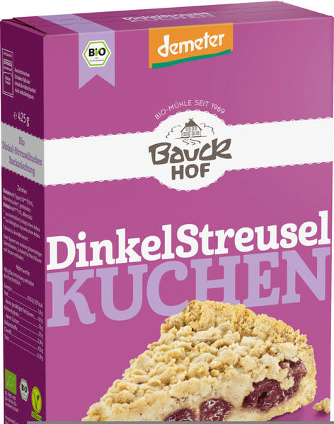 Bauckhof Dinkel-Streuselkuchen Backmischung (425g)