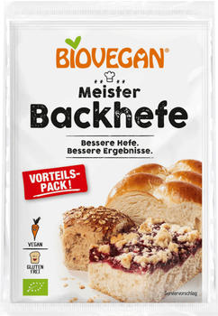 Biovegan Meister Backhefe bio 3er Pack (21g)
